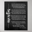 Suche nach invictus poster Motivierend