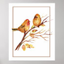 Suche nach niedliche vögel poster Aquarell