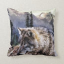 Recherche de loup gris coussins Loups