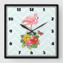 Suche nach tropischer flamingo wanduhren Sommer
