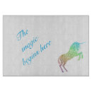 Recherche de magie planches à découper Licorne