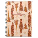 Suche nach rosa federn kleine notizbücher Boho