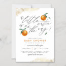 Recherche de cutie orange baby shower invitations Mother to be