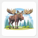 Recherche de wapiti autocollants Sauvage