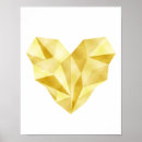 Recherche de coeur géométrique posters Amour
