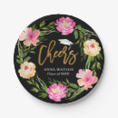 Recherche de plume assiettes en papier Rose