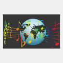 Recherche de musique du monde autocollants Terre