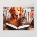 Recherche de lisant cartes postales Chat