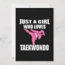 Recherche de taekwondo invitations Fille