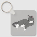 Suche nach weiße katze schlüsselanhänger Tuxedo