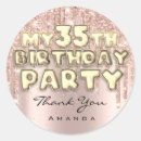 Suche nach 35 geburtstag aufkleber Glitzer