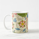 Recherche de vintage floral pattern tasses William morris