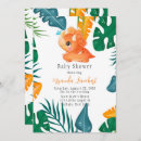 Recherche de tropical dinosaur invitations Mignon