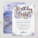 Recherche de blue floral anniversaire invitations Fête d'anniversaire