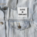 Recherche de silence badges Protestation