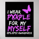 Recherche de epilepsie posters Violet