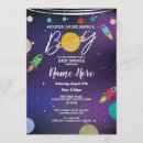 Recherche de space baby shower invitations Fusée