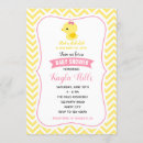 Recherche de de chevron baby shower invitations Canard