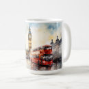 Suche nach roter bus tassen Aquarell