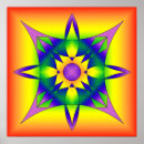 Suche nach regenbogen fraktal poster Schwarz