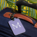 Recherche de purple luggage tags Initiale