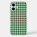 Recherche de motif harlequin iphone coques Vert