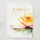 Recherche de lotus vœux cartes Minimaliste