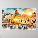 Suche nach klagemauer poster Jerusalem