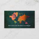 Recherche de voyageur monde cartes visite Luxe