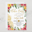 Recherche de hula baby shower invitations Hawaïen
