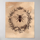 Suche nach honeybee poster Vintag