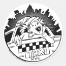 Recherche de taxi autocollants Noir