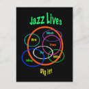 Recherche de piano jazz cartes postales Saxophone