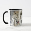 Suche nach arktischer wolf tassen Schnee