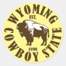 Recherche de wyoming autocollants Vintage