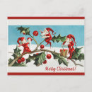 Recherche de lutin cartes postales Hiver