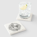 Recherche de luxe dessous de verres Monogrammé