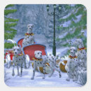 Suche nach vintager schlitten aufkleber Schnee