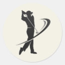 Suche nach golfspieler aufkleber Silhouette