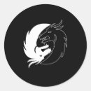 Recherche de dragon blanc autocollants Taoïsme