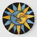 Suche nach sonne und mond wanduhren Sonnig
