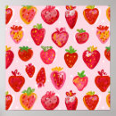 Suche nach erdbeeren poster Muster