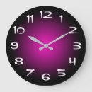Recherche de rose noire horloges Hot pink