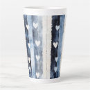 Recherche de coeur de rayure tasses Pour elle