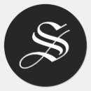 Recherche de lettre noire autocollants Calligraphie