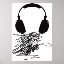 Recherche de headphones posters Music