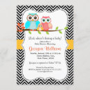 Recherche de owl baby shower invitations Hibou