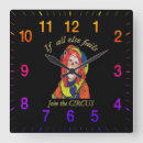 Recherche de clowns horloges Amusant