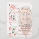 Recherche de mémoire affectueuse invitations Floral