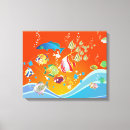 Recherche de poissons tropicaux toiles Orange